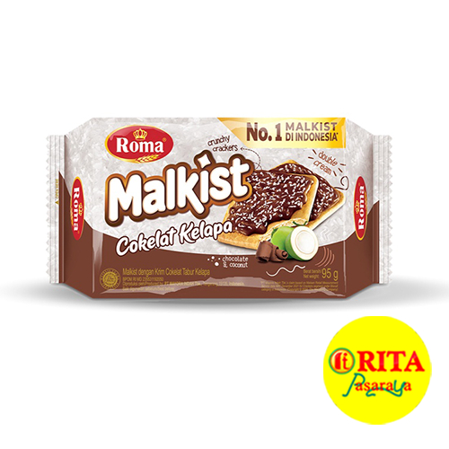 

Roma Malkist Rasa Cokelat Kelapa 90 Gr