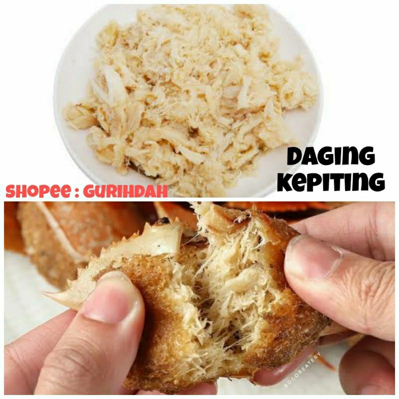 

Daging Kepiting / Daging Rajungan ( Dalam Cangkang )