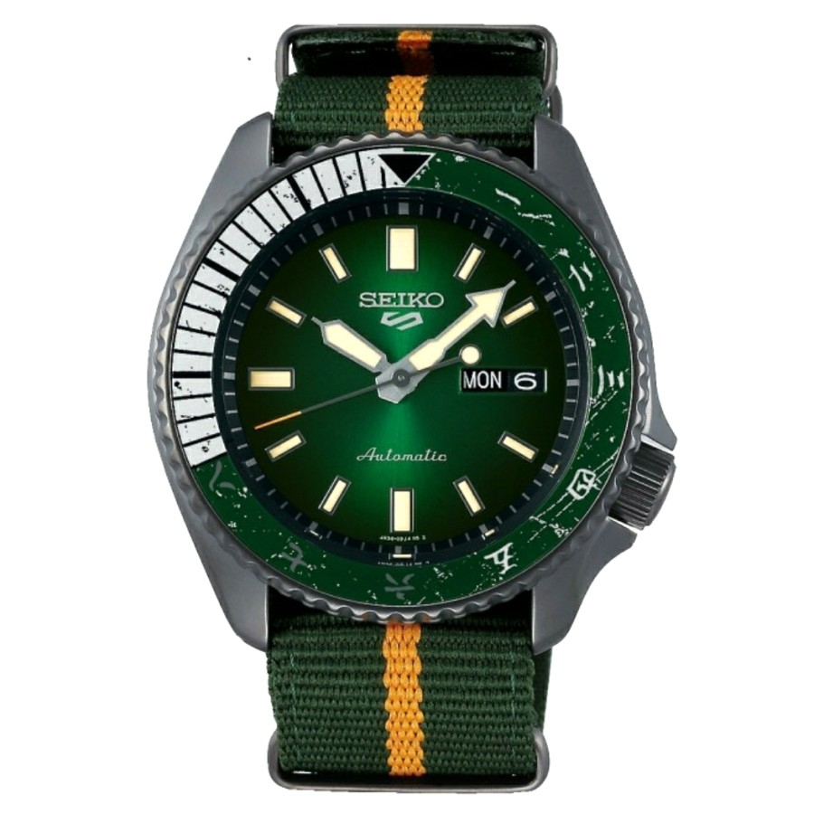 SEIKO 5 SRPF73K1 Sports Naruto & Boruto"Rock Lee"Limited Edition
