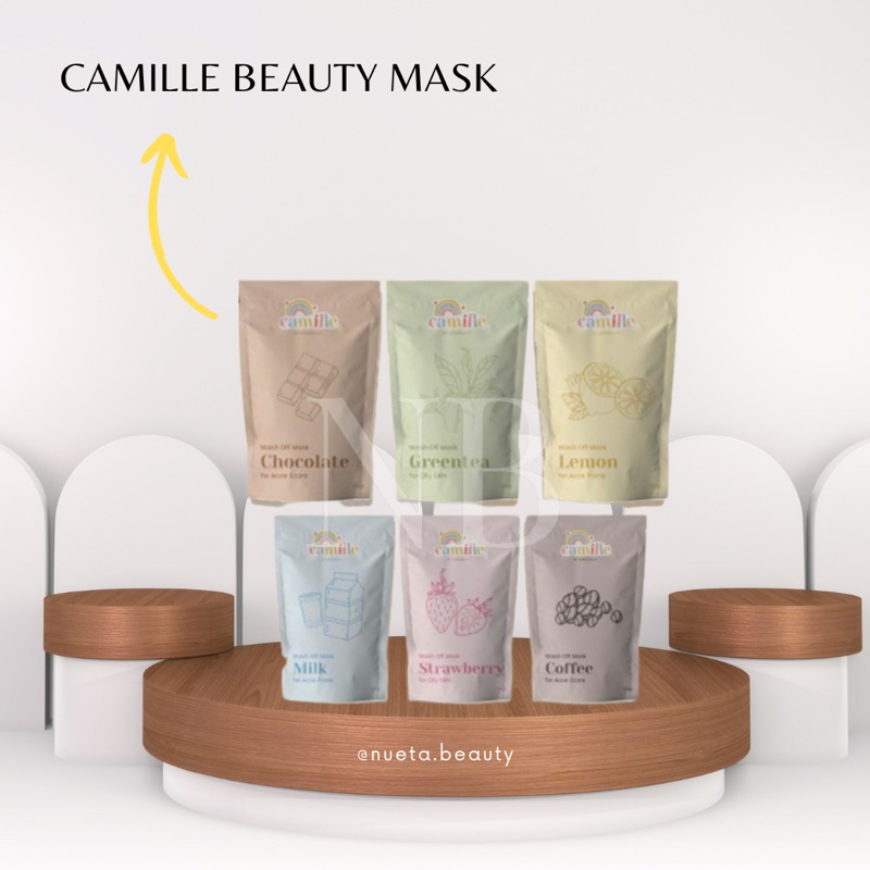CAMILLE BEAUTY MASKER WAJAH CAMILE BEAUTE MASK  MASKER CAMELIA CAMMILE CEMILE CEMILLE BEAUTY DAISY O