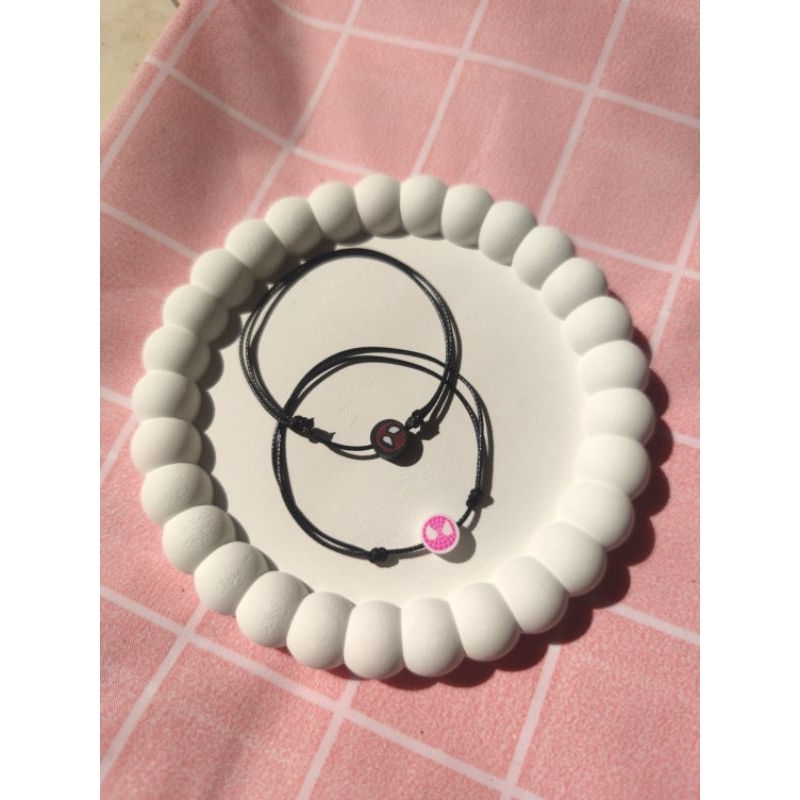 [free box] Gelang Couple spiderman/Gelang Tali (2pcs)