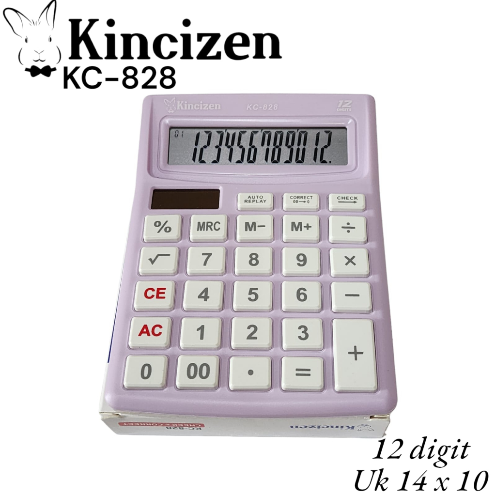 

HJK kalkulator warna kantor office KC 828 Merk Kincizen kc-828 penggunaan umum high quality display