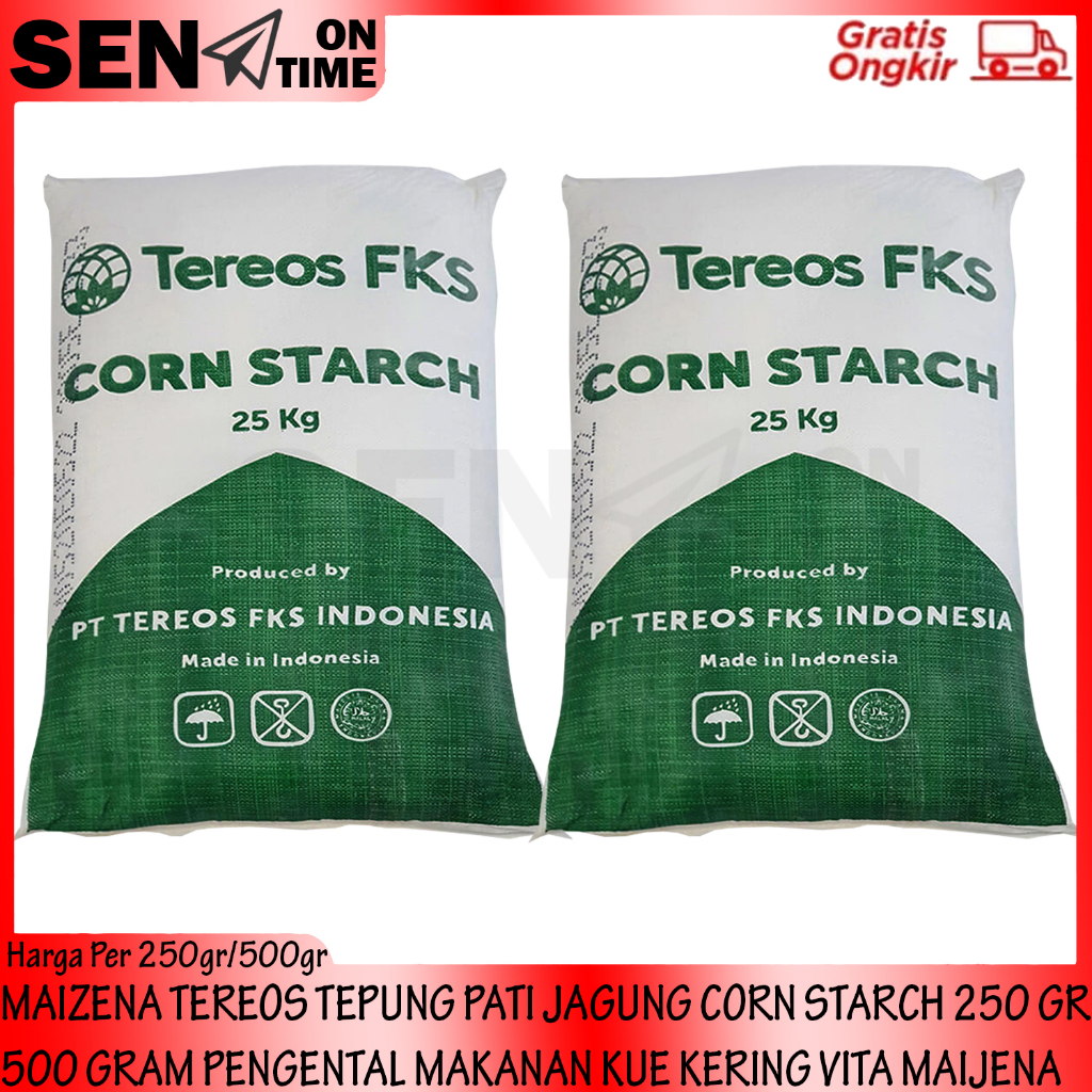 

TEPUNG MAIZENA TEREOS 250 GR 500 GRAM MAEZENA MAEJENA MEZENA KENTAL PATI JAGUNG CORN STARCH PENGENTAL MAKANAN KUE KERING VITA MAIJENA MAIZE MAIZENAKU BUBUK POWDER CAMPURAN BAHAN ADONAN FLOUR 250GR 500GR