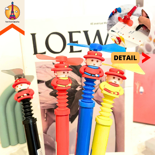 

Pulpen Gel Kipas Elektrik Petani Bertopi Free Baterai 4 Varian Warna Pastel Tinta Hitam Tersedia Refill Pen Gel Stationery For School Alat Tulis Kantor Sekolah Kado Ulang Tahun