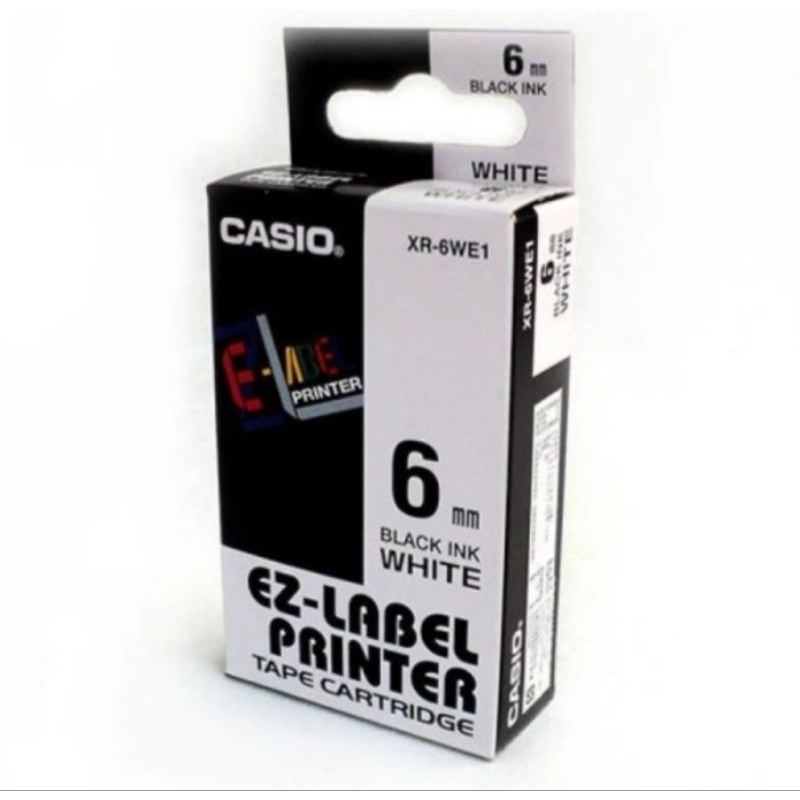 

Pita EZ Label tape printer Casio 6mm putih