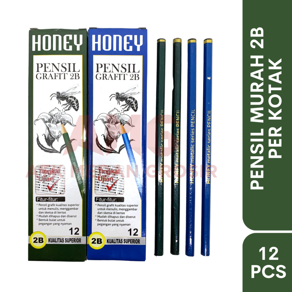 

PENSIL KAYU MURAH 1 BOX ISI 12 PCS