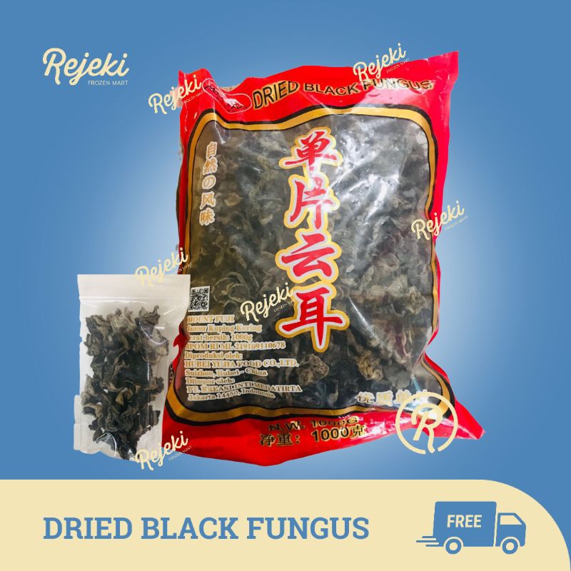 

Dried Black Fungus Jamur Kuping Kering Repack - Rejeki Frozen Mart