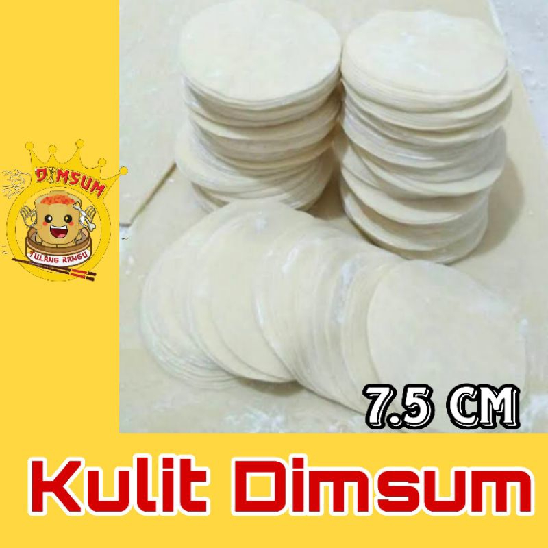 

kulit Dimsum 7 Cm isi 50 lembar
