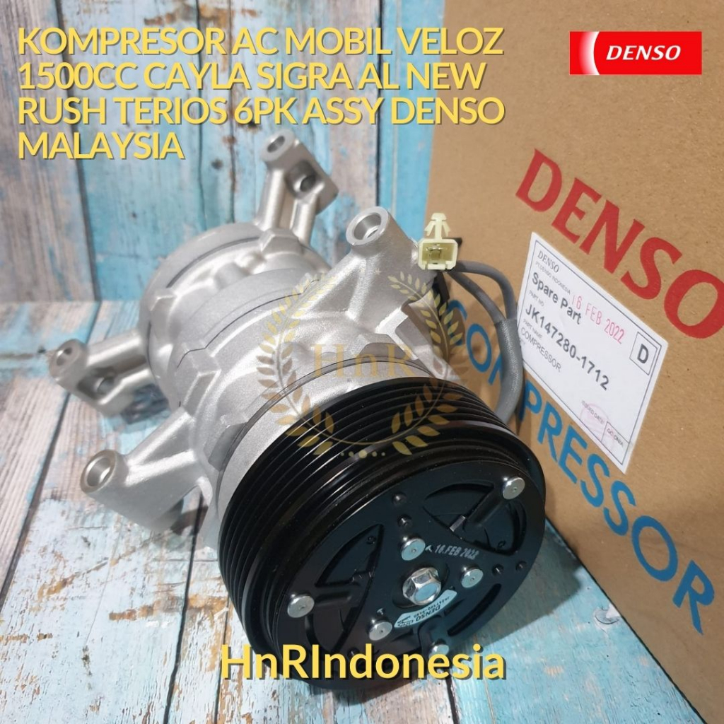 Kompresor AC Mobil VELOZ 1500 cc ALL NEW XENIA ALL NEW AVANZA ALL NEW RUSH ALL NEW TERIOS AGYA AYLA 
