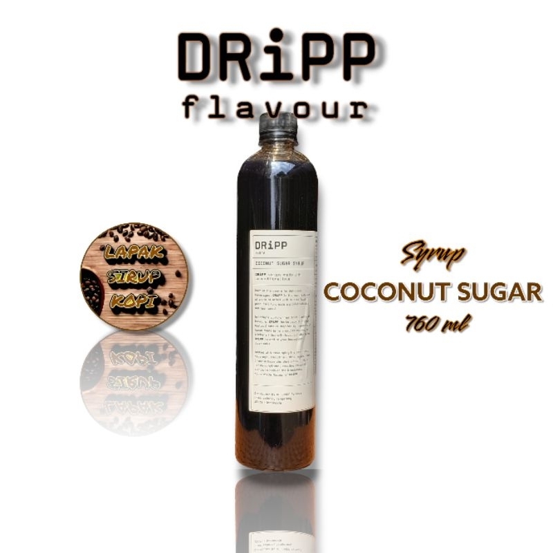 

Dripp - Coconut Sugar syrup 760ml - sirup minuman rasa gula aren kelapa