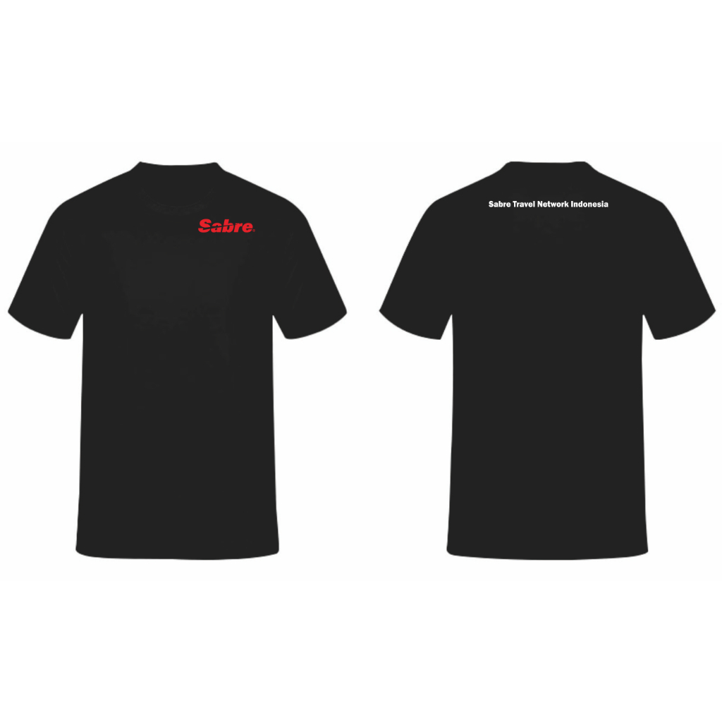 T-SHIRT KAOS SABRE TRAVEL NETWORK INDONESIA