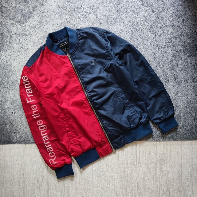 GROOVE RHYME TWO TONE BOMBER JACKET