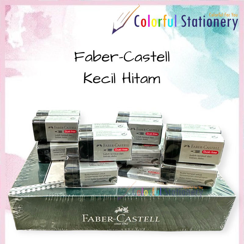 

Penghapus / Eraser Faber Castell Kecil Hitam (Pcs)