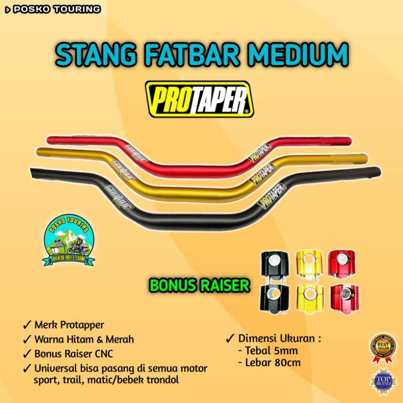 Stang Fatbar Protaper Medium Stang Motor Fatbar CB150X Byson Verza Megapro Vixion