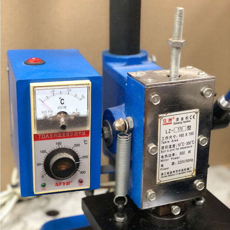 Mesin Emboss Kulit  Manual Hot Stamping Machine Mesin Logo Kulit LZ-170