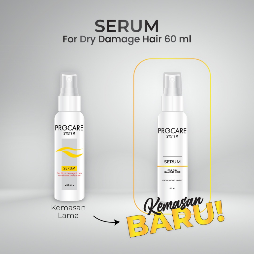 Procare System Serum Dry/Damaged Hair 60ml(Serum rambut Kering dan Rusak)