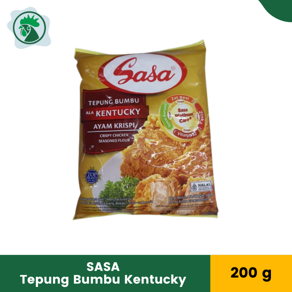 

Tepung Bumbu Ayam Goreng Krispi Kentucky 200gr Sasa