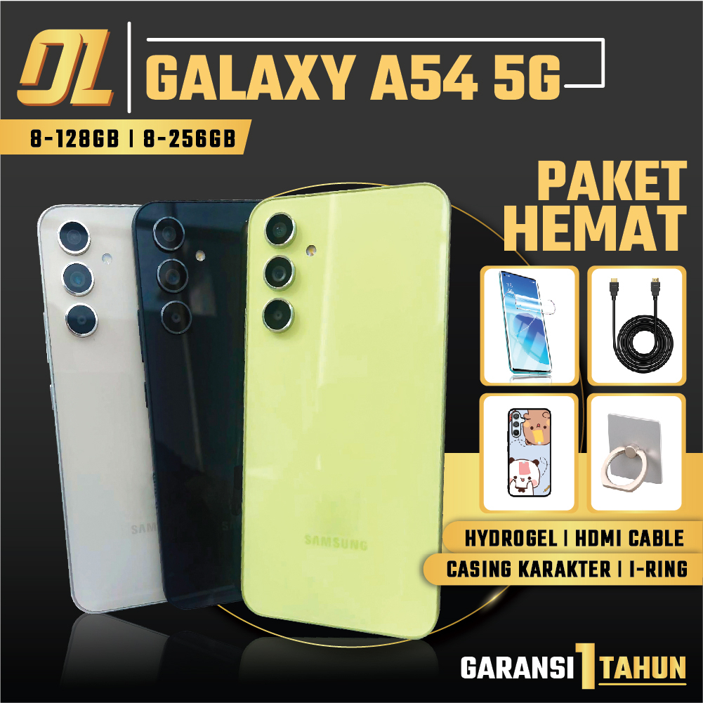 Samsung Galaxy A54 5G 8/128 8/256 GB RAM 8 ROM 128 256 8GB 128GB 256GB SEIN HP Smartphone Android