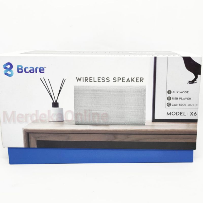 ORIGINAL BCARE ISTAGE X6 SPEAKER WIRELESS SPEKER BLUETOOTH HP