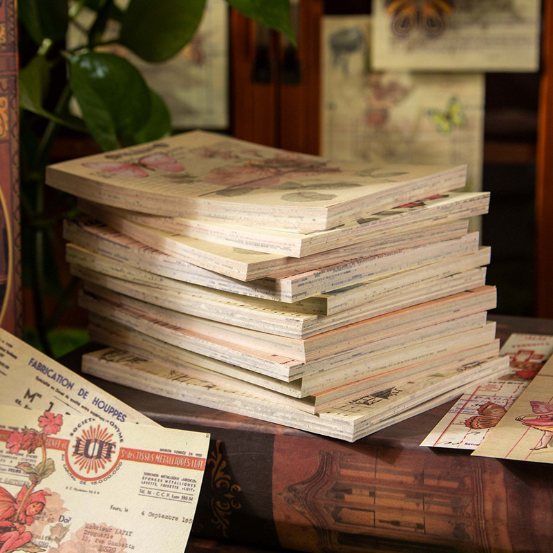 

Paper Decoration Elf Series Vintage Kertas Hias Dekorasi Diary Journal Aesthetic isi 50PCS