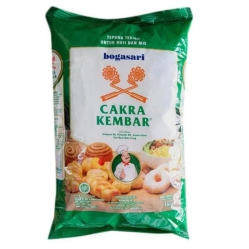 

Tepung terigu Cakra 1kg
