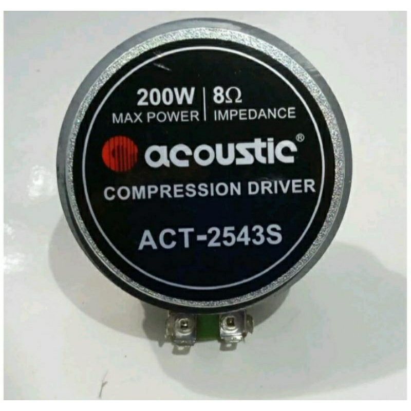 Driver Tweeter Horn Accoustic 200 watt Acoustic ACT  2543S