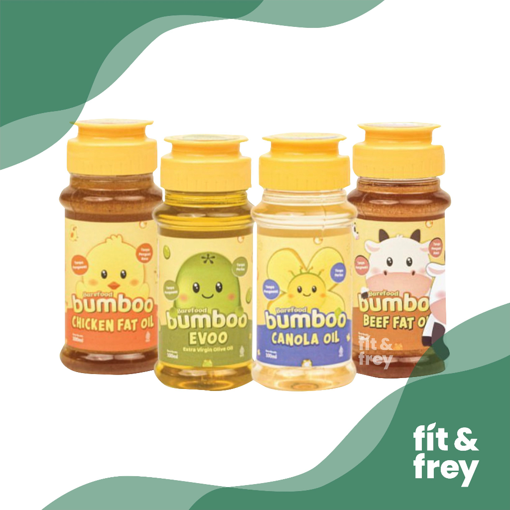 

BUMBOO Minyak - Fat Oil - Beef / Chicken / Canola / Olive - BB Booster - Mpasi Bernutrisi - Sumber Lemak Omega