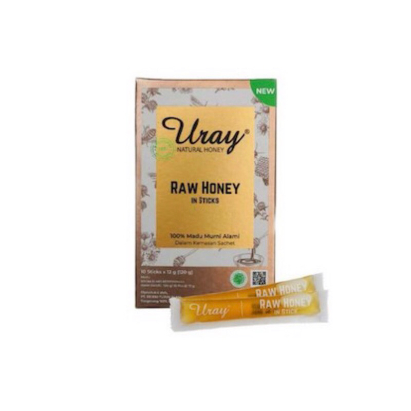 

Uray Madu Raw Honey In Sticks 12gr (1 Pack isi 10 pcs)