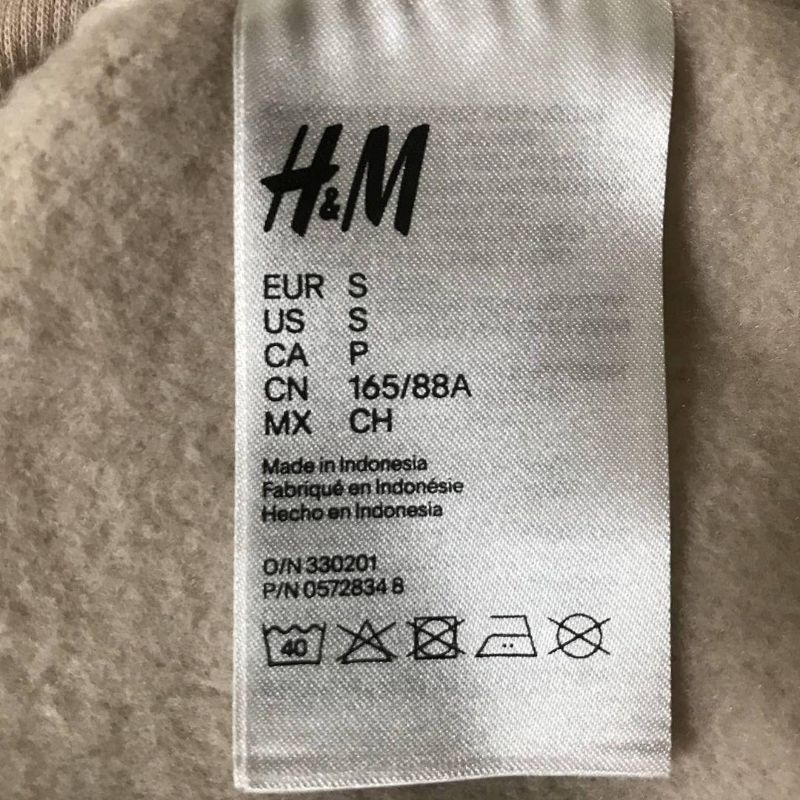 tag wash label baju bahan satin 3cm putih bisa custom