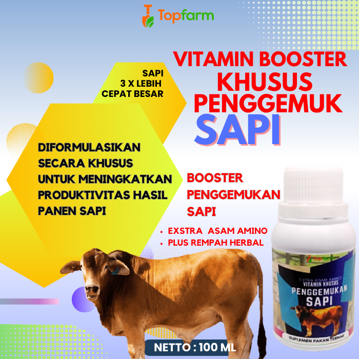 Vitamin Sapi Agar Cepat Gemuk / Vitamin Sapi Biar Lahap Makan / Jamu Sapi Agar Cepat Gemuk / Jamu Sa
