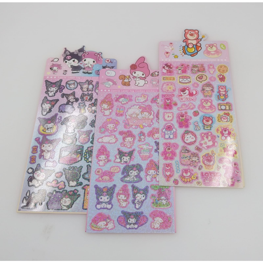 

STICKER SANRIO LOTSO HOLOGRAM / STICKER KARAKTER SANRIO LOTSO