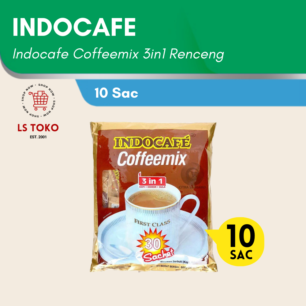 

Indocafe Coffemix 3in1 20gr Renceng (Isi 10)