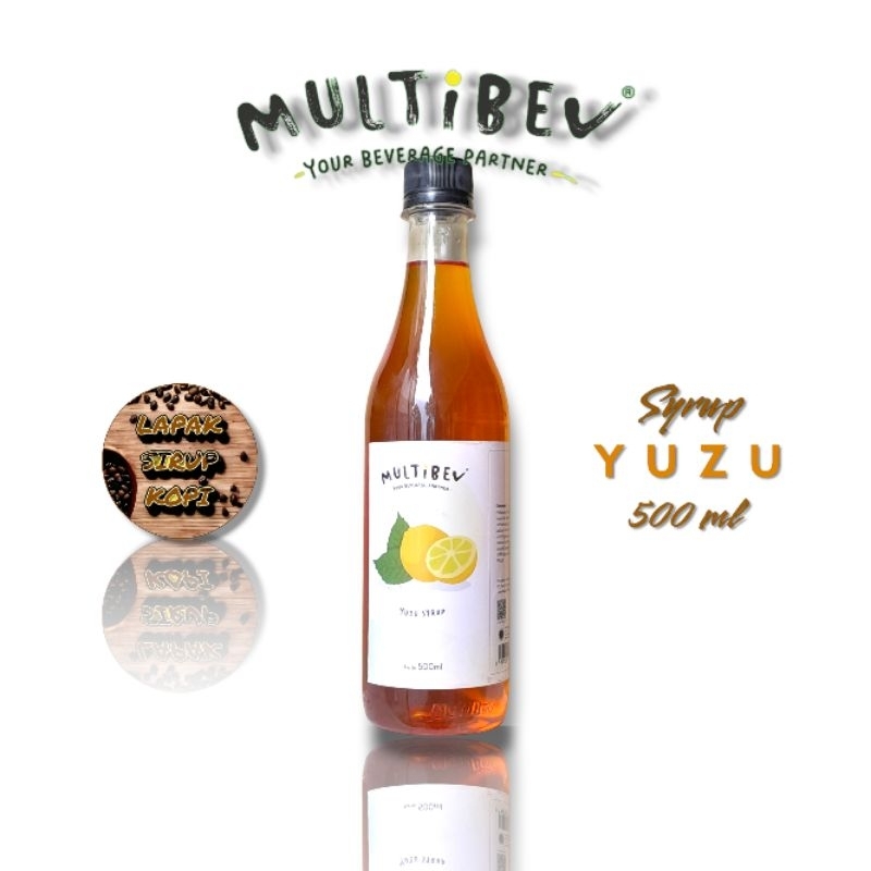 

MULTiBEV - Syrup yuzu 500ml - sirup minuman rasa lemon yuzu