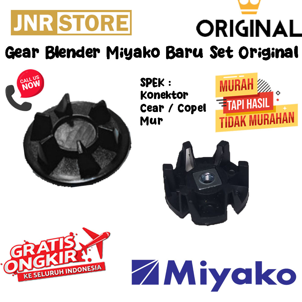 Gigi Blender Miyako Conektor Blender Miyako Satu Set Original