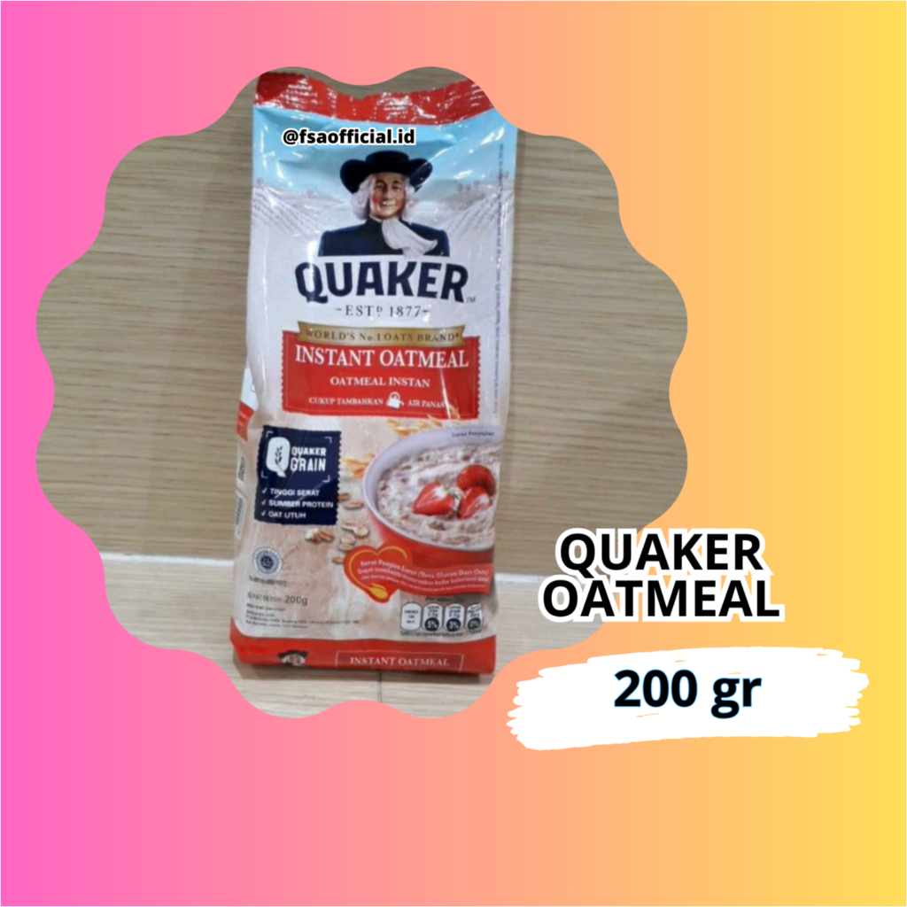 

QUACKER OATMEAL MERAH 2 PCS