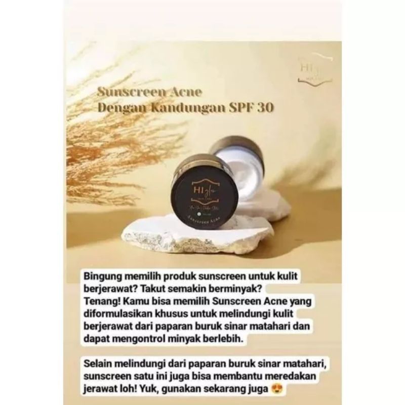 sunscreen spf 30 hi glow