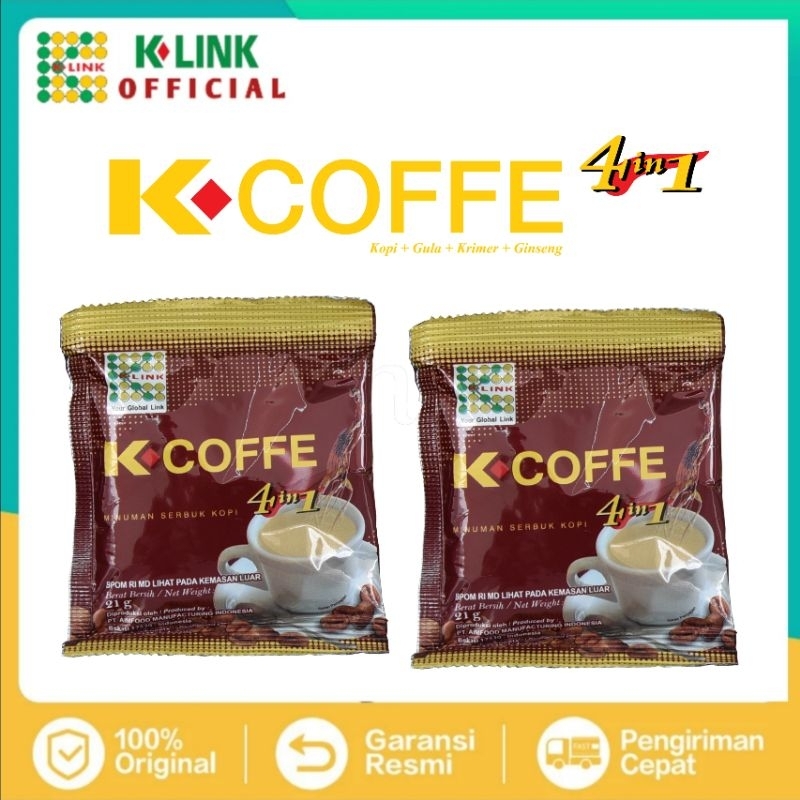 

K-COFFE 4 IN 1 KOPI EXSTRA GINGSENG ORIGINAL K-LINK