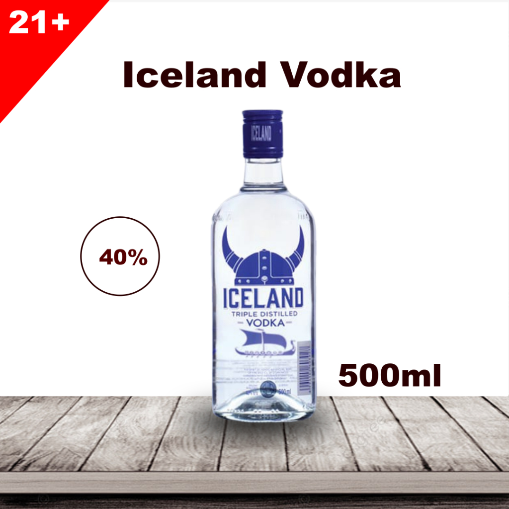 Minuman JAMU SUPLEMEN BERSODA Iceland Vodka 500ml