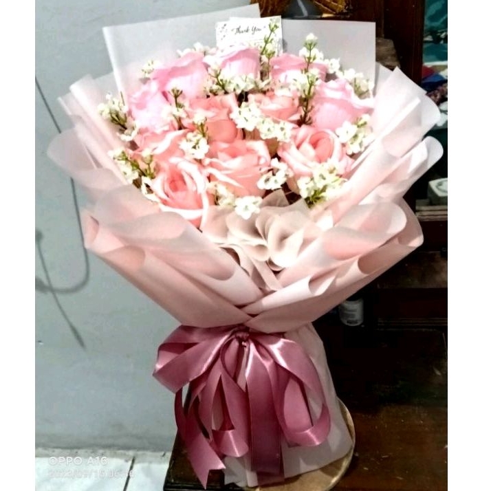 [BEST SELLER] BOUQUET BUNGA ARTIFICIAL MAWAR / BUCKET BUNGA CANTIK /BUCKET PINK/BUCKET LAMARAN/BUCKE