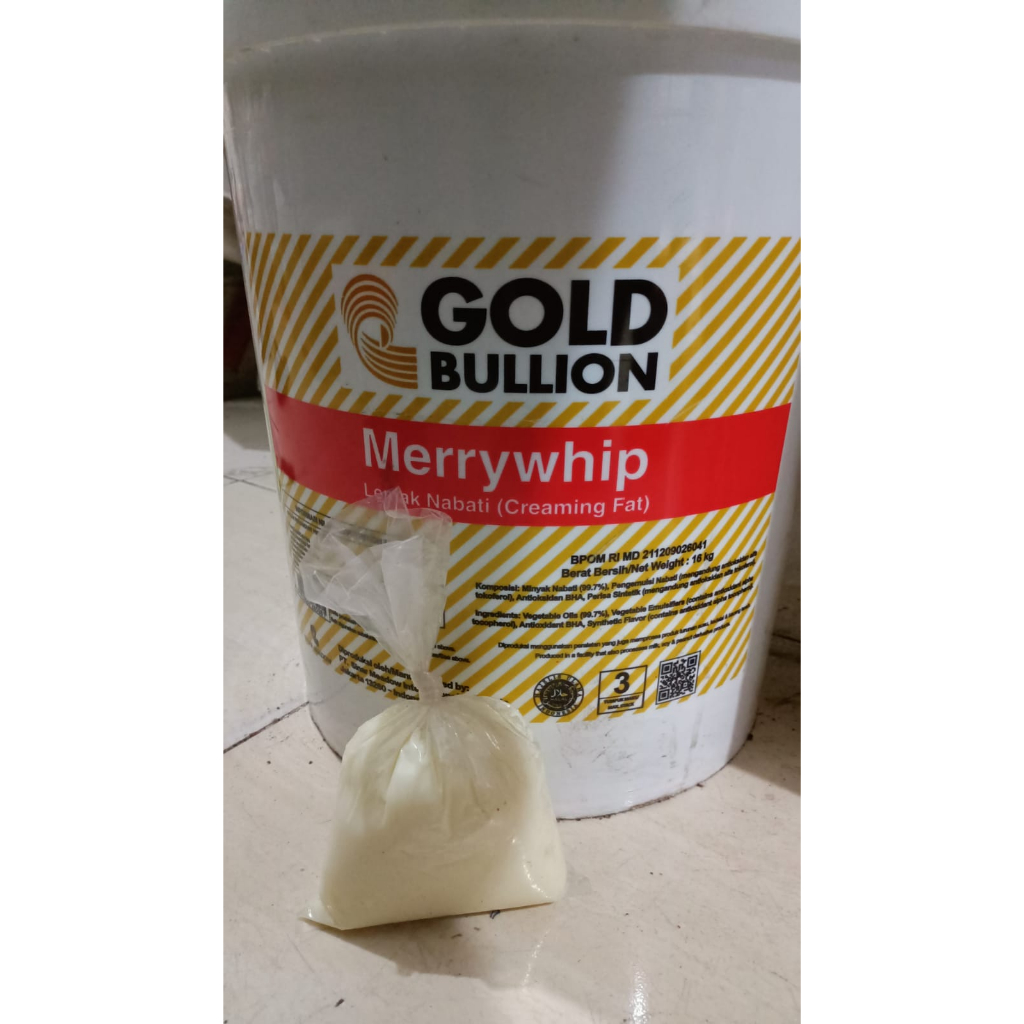 

GOLD BULLION MERRYWHIP CREAM FAT REPACK 500GR