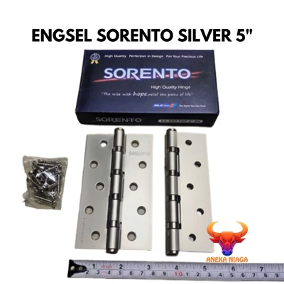Aneka - Engsel Sorento 5" inch Jendela Pintu Tebal Bagus Kuat | SRT Bellucci AN22