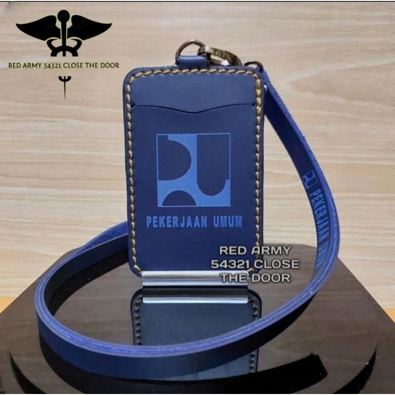 

ID Card Holder Tali Lanyard Name Tag Logo KEMENTERIAN PUPR