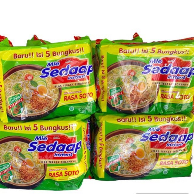 

Mie Sedaap Soto Pack isi 5 bungkus