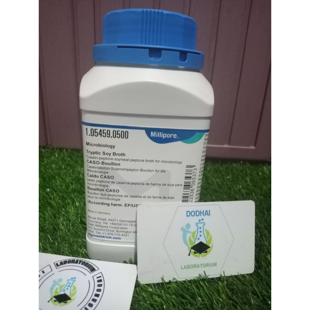 Tryptic Soy Broth / TSB / MERCK 1.05459.0500 / Media Mikrobiologi TSB