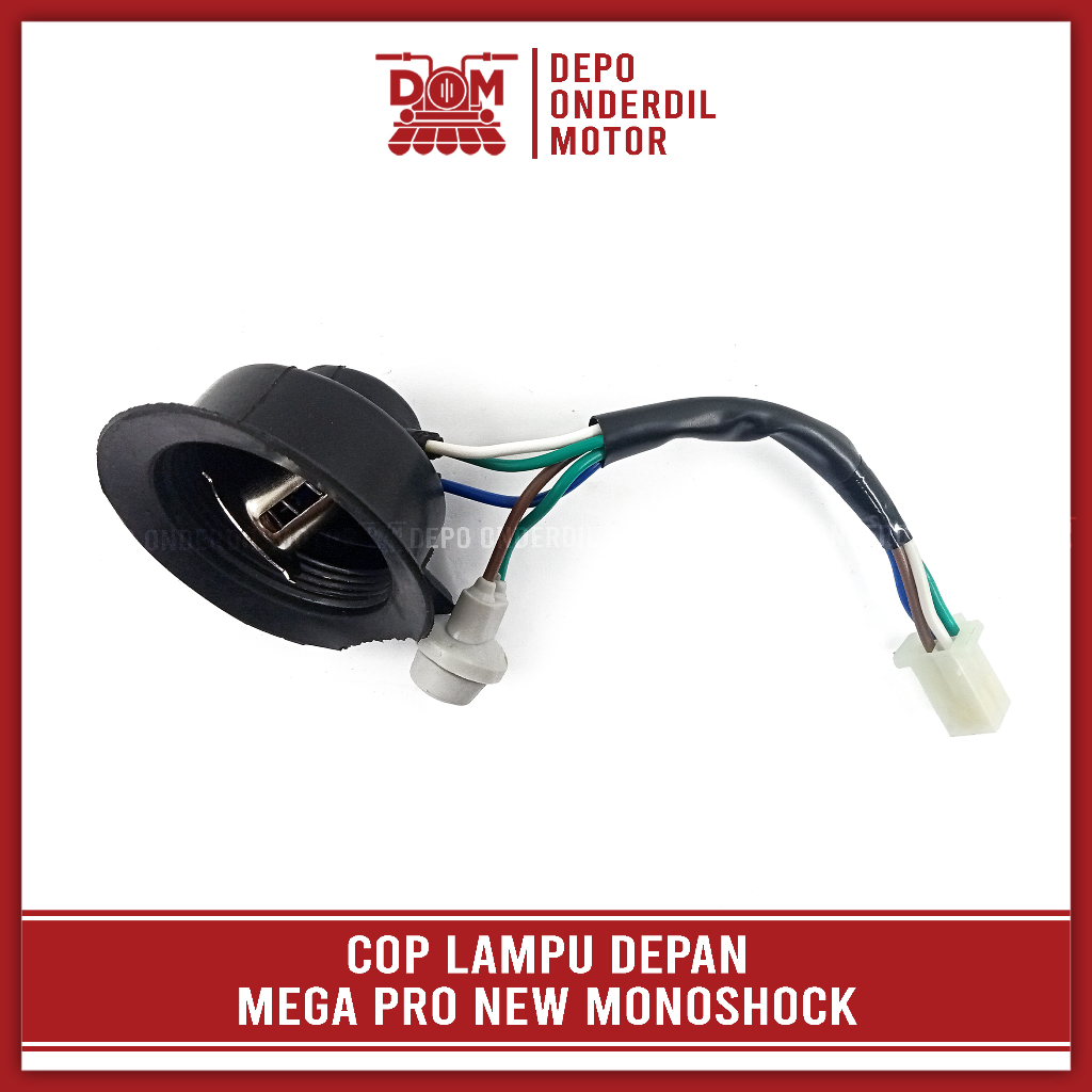 Cop Lampu Depan MEGA PRO MONOSHOCK (PSP) Pitingan Fiting Socket Soket Dop Utama Kota MEGAPRO MONO