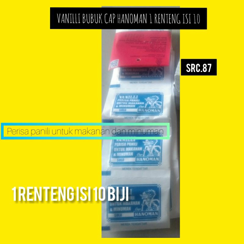 

VANILLI BUBUK CAP HANOMAN 1 RENTENG ISI 10