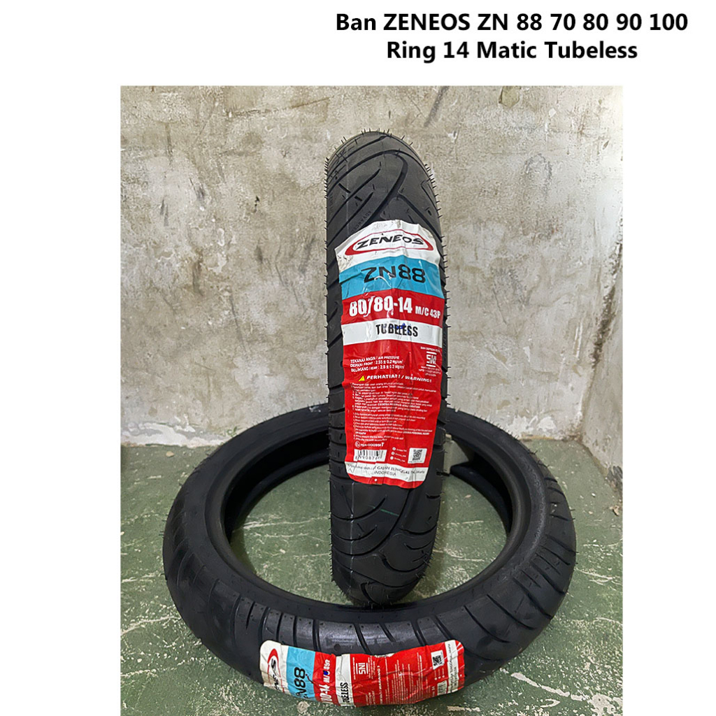 Ban ZENEOS ZN 88 70 80 90 100 Ring 14 Matic Tubeless