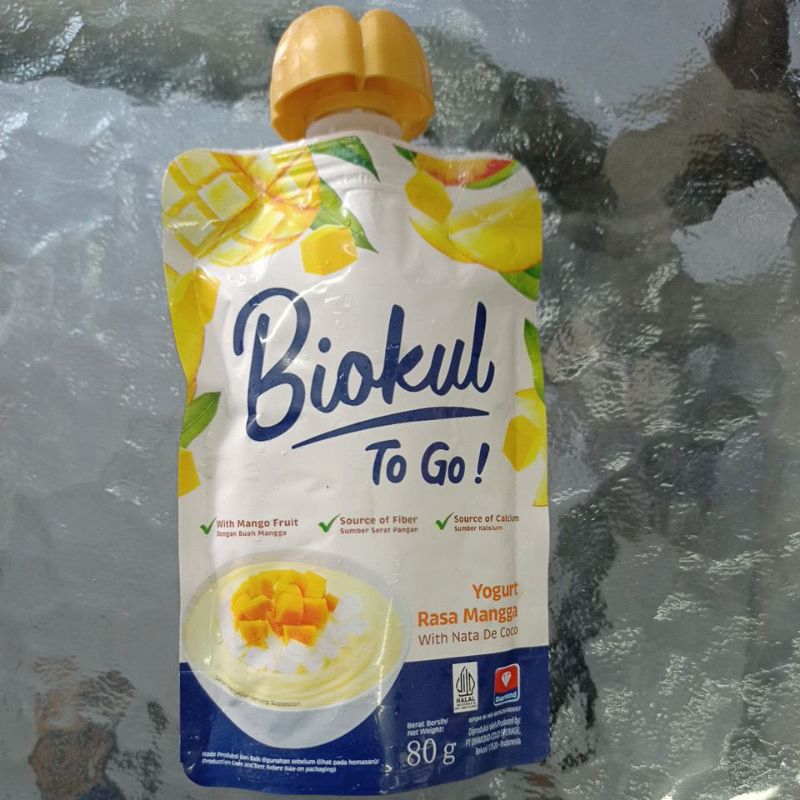 

BIOKUL Yogurt Rasa MANGGA dengan Nata de Coco 80g