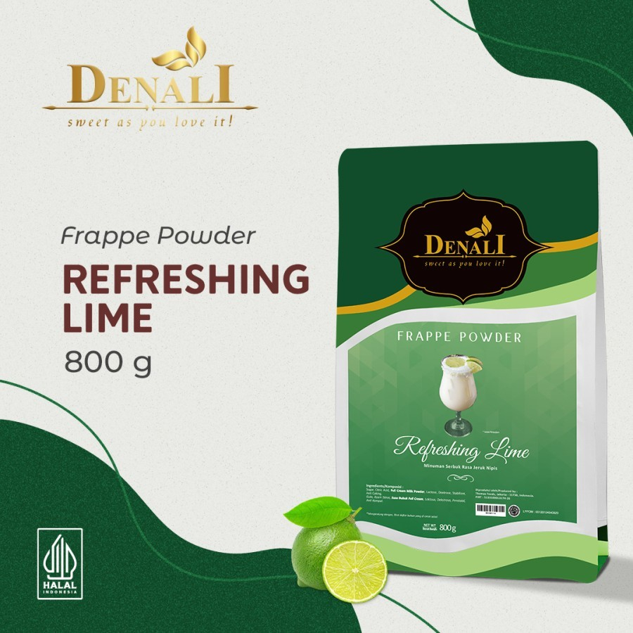 

Denali Refreshing Lime Frappe Powder / Denali Frappe Powder - Refreshing Lime