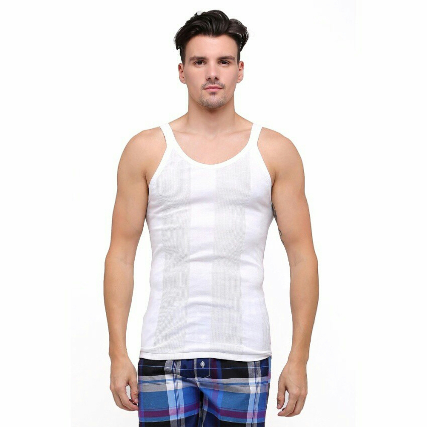 RVC75 - GTMAN Singlet Pria 32-42 Kaos Dalam Cowok Katun Polos Pakaian Dalam Laki-laki Underwear Impo